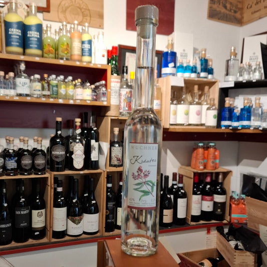 Spirituose - KREUTER - Kreuterbrand 0,2 l. - 42% Von WUCHNER - 2023 PREMIERT WIE WORLD´S BEST CRAFT DISTILLERIES