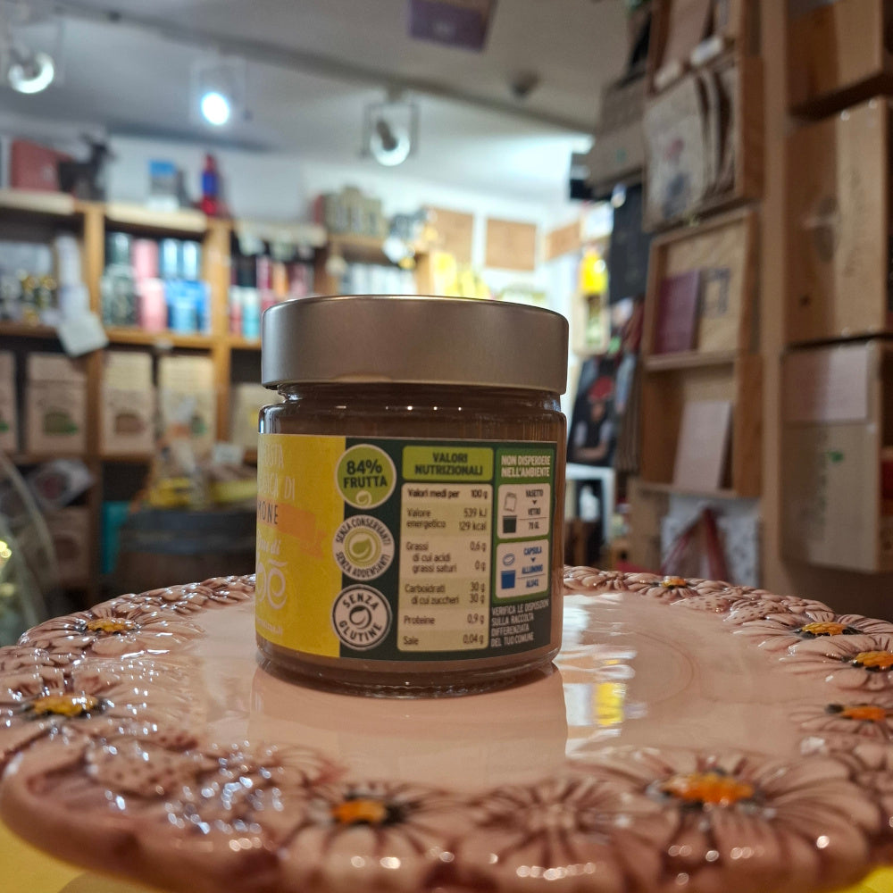 Brotaufstrich  aus Bio Zitrone Fruchtkompott aus Kalabrien - Vegan & Bio - Le Terre di Zoé