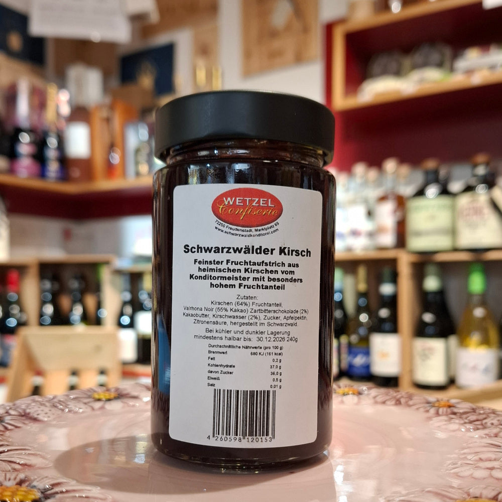 Brotaufstrich-Schwarzwälder Kirsch - made in Black Forest