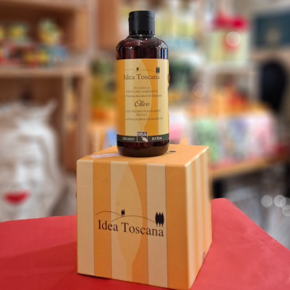 RAUMDUFT FÜR IHR ZUHAUSE  250ml OLIVO REFILL - OLIV  ROOM FRAGRANCE 250ml IDEA TOSCANA - FLORENZ