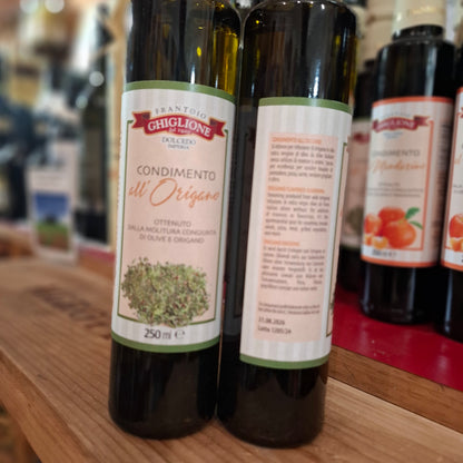 Olivenöl Condimento , "Oregano", Frantoio Ghiglione, Ligurien