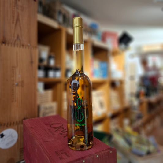 Sardisches Acquavite di Vinaccia mit Myrthenbeeren und Strauch - Filu Ferru & Mirto - 50 cl./Fl. 40% Vol.