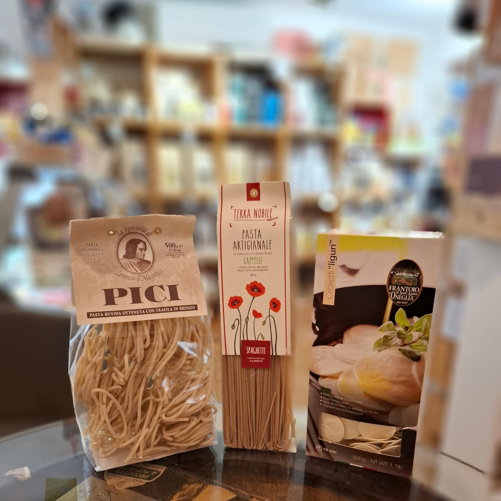 Pasta-Genuss-Paket (Hartweizengrieß) 3er Pkt. je 500n gr.