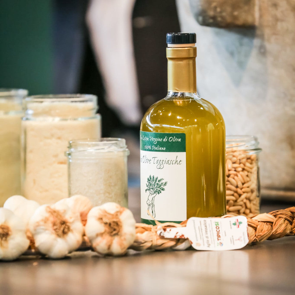 Pesto Genovese - ausschliesslich mit Zutaten aus Genua - ohne Knoblauch - Rossi 1947 Genua