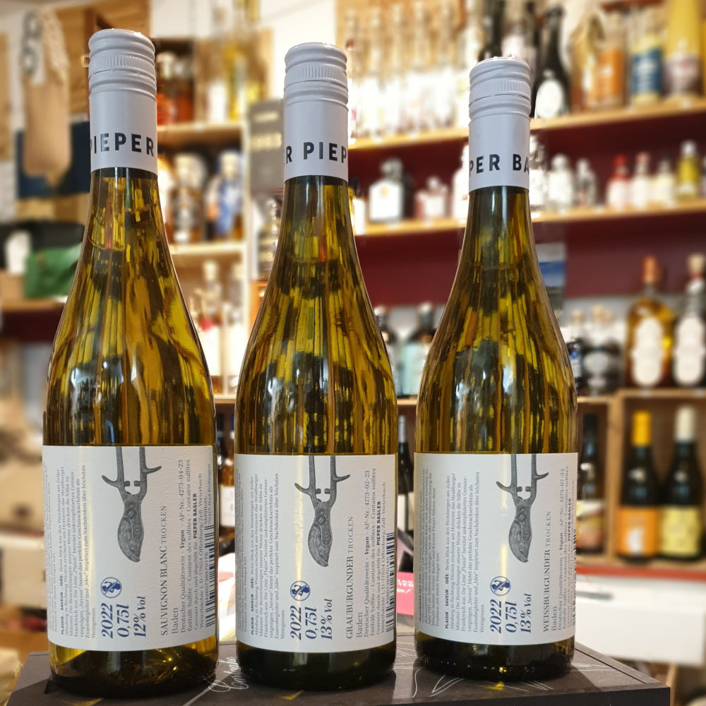 Wein - Trockene VEGANE Weißweine aus dem Ortenau - Weingut Pieper Basler Offenburg