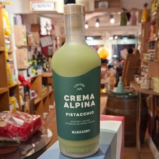 Crema Alpina mit Pistazie  -0.70 l. Fl. 17% vol. -  Marzadro Nogaredo TN