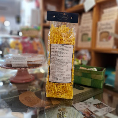 Pasta-Riccioli al Limone (Tagliatelle mit Zitrone)- Piemonteser Spezialität aus dem Hause Alfieri Cuneo Italy