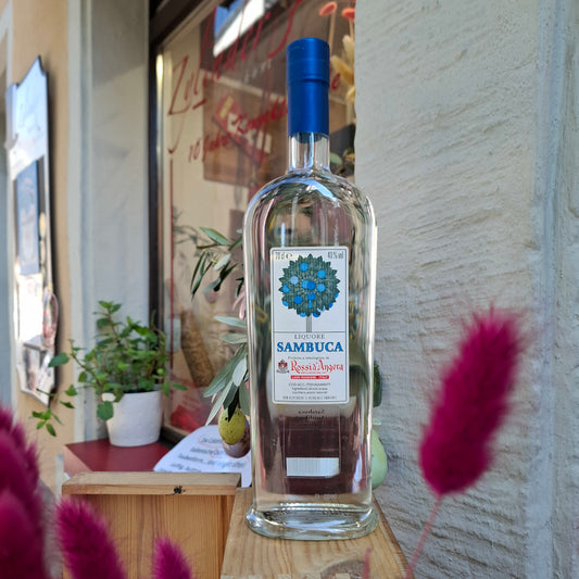 Likör Sambuca-0.7 Lt Fl. 40% Vol. aus Angera Destillerie am Lago Maggiore - Piemont Italy