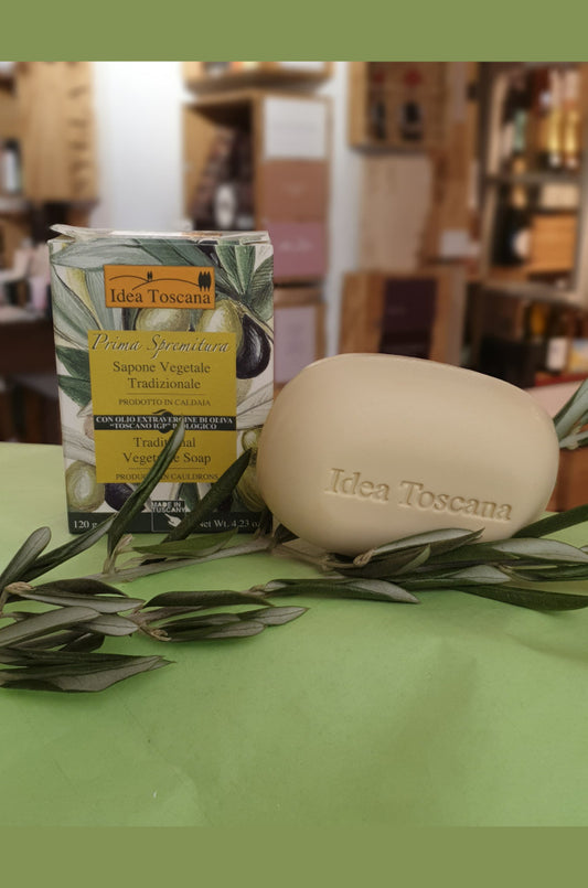 Bio Olivenöl Kosmetik: Seife - Sapone Vegetale Tradizionale - IDEA TOSCANA - Fiesole Florenz