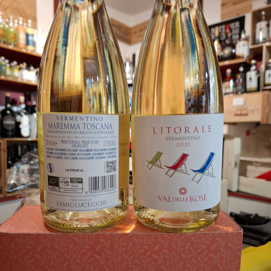 Weisswein - LITORALE Vermentino  2023 - Val delle Rose Maremma Toscana DOC - BIO
