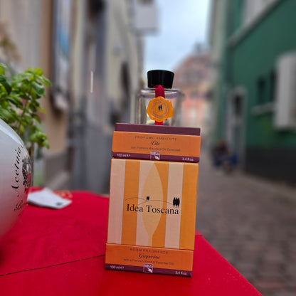 RAUMDUFT FÜR IHR ZUHAUSE  100ml "TRAUBE" - GRAPEVINE ROOM FRAGRANCE 100ml whit a Precious Blend of Essential Oil,  IDEA TOSCANA FIESOLE - TOSKANA