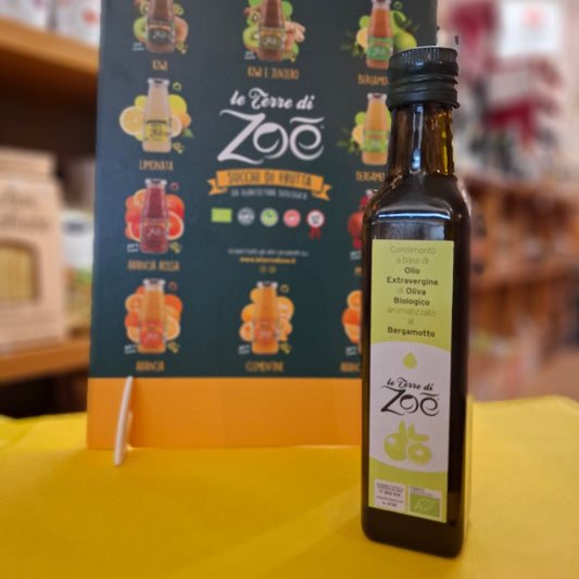Natives Olivenöl Extra Vergine BIO mit Bergamottegeschmack - Terre di Zoé