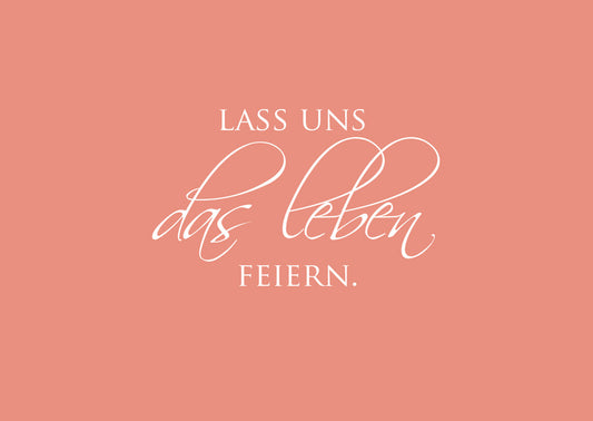 Karte "Leben feiern"