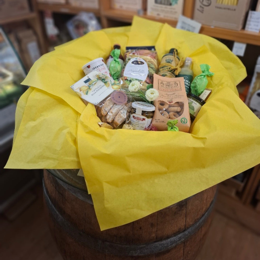 A - Präsentkorb "Italienische Genussreise" -