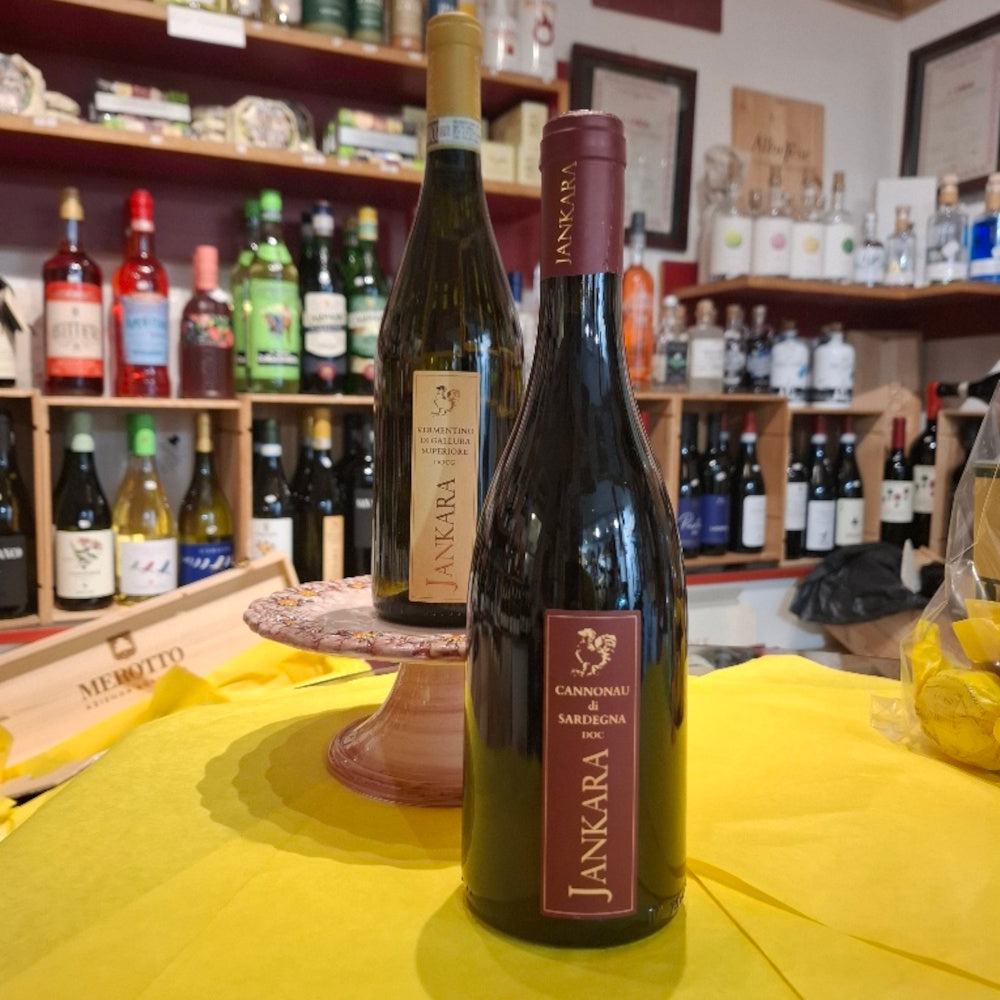Wein - Jankara Vermentino di Gallura DOCG 2024 -14%vol. & Cannonau della Sardegna doc 2022 15,5% vol.