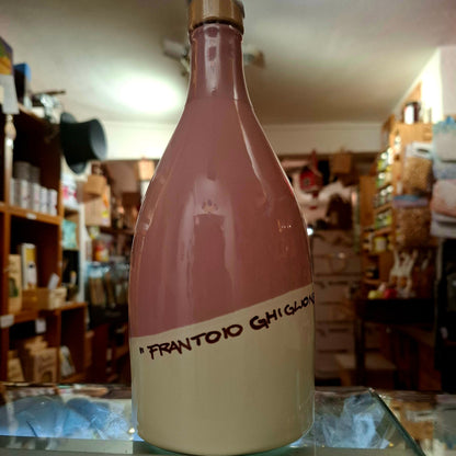 Natives Olivenöl Extra Vergine aus Ligurien - in Keramik 500 ml.