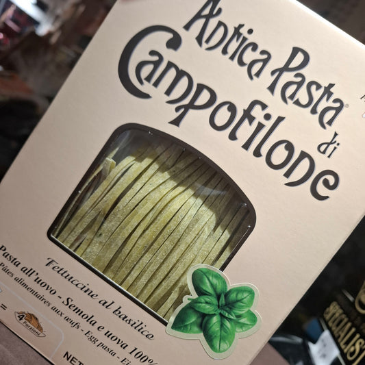 Pasta , Fettuccine al Basilico "Basilikum", Antica pasta di Campofilone - Marken