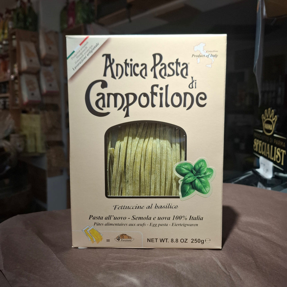 Pasta , Fettuccine al Basilico "Basilikum", Antica pasta di Campofilone - Marken