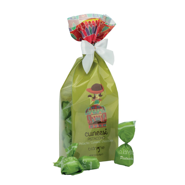 Cuneesi al Pistacchio  "Pralinen mit Pistazienschokofüllung - 200 gr. Beutel