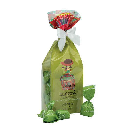 Cuneesi al Pistacchio  "Pralinen mit Pistazienschokofüllung - 200 gr. Beutel