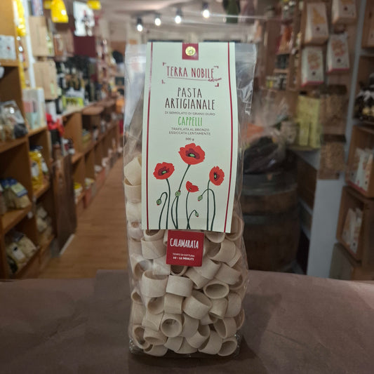 Pasta  Artigianale - Calamarata 500 gr.  Aus Hartweizengrieß "Senatore Cappelli", Terra Nobile, Atessa, Abruzzo