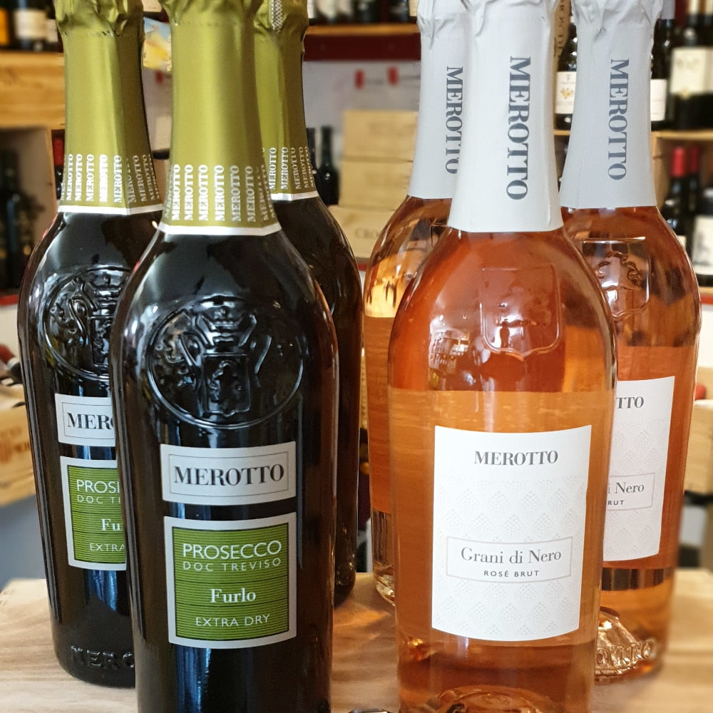 Prosecco Sekt & Brut Rosé aus dem Veneto: Spumanti Merotto